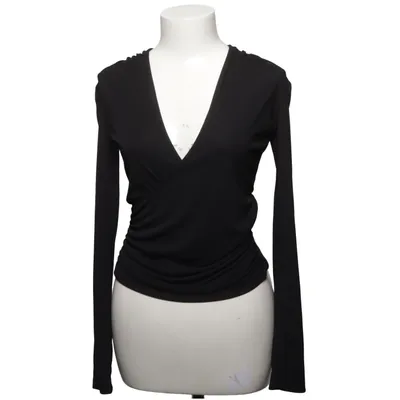 Wrap top (Black) from Zara Polyester