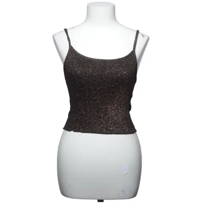 Tanktop  (Sort, Guld) fra Light Before Dark Elastan, Metallfiber, Polyester, Viscose