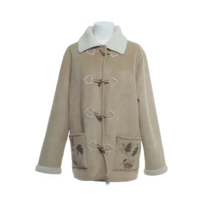 Shearlingjacka (Beige) från Tulchan Akryl, Polyester