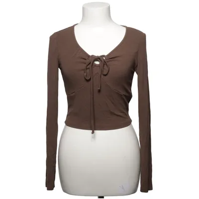 Crop top (Brun) från Dazy Elastan, Viskos