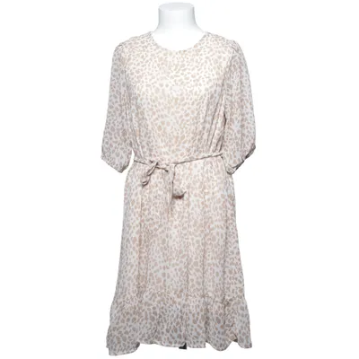 Dress (White, Brown) from Pernilla Wahlgren Polyester