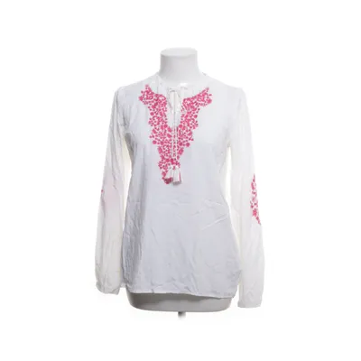 Knytblus (Vit, Röd) från Tom Tailor Viskos