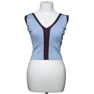 Tanktop  (Blå, Sort) fra Zara Knit Polyamid, Viscose