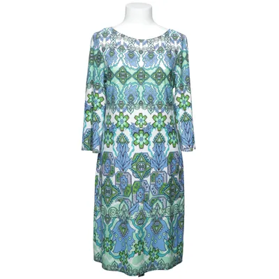 Klänning (Blå, Grön, Vit) från London Times Elastan, Polyester