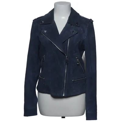 Bikerjacke (Blau) von Vero Moda Leder, Polyester