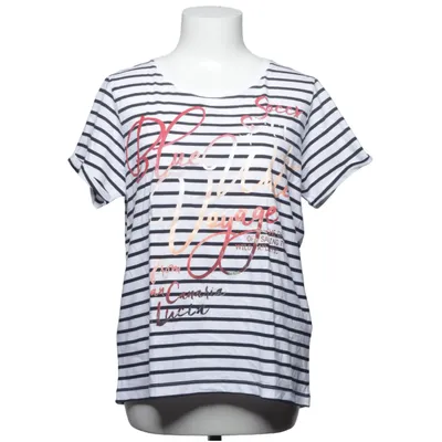 T-shirt (Wit, Zwart) van Soccx Katoen