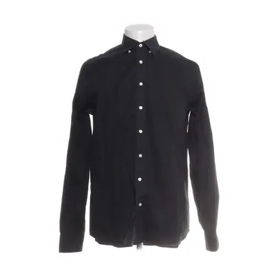 Button down shirt (Black) from The Shirt Factory Cotton
