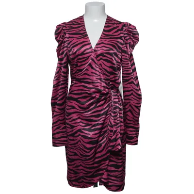 Wrap dress (Pink, Black) from Bik Bok Polyester