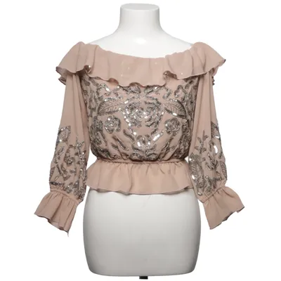 Blus (Beige, Silverfärgad) från Maya Deluxe Polyester