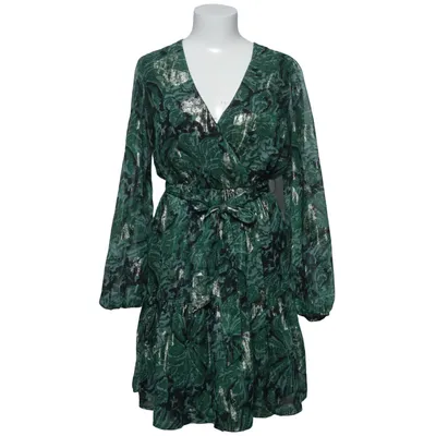 Wrap dress (Lurex Flower Wrap Dress) from Costes Studio Metallic fiber, Polyester