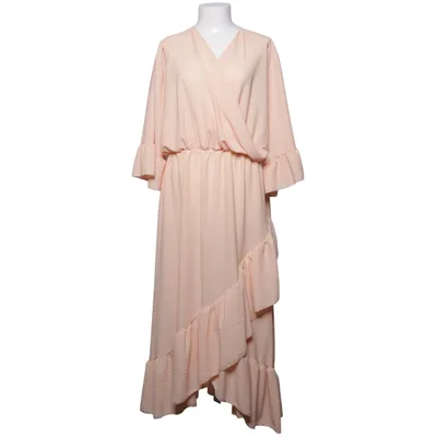 Wrap dress (Beige, Transparent) from Cotton Cotton