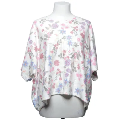 Top (White, Multicolored) from Mix by Heart Cashmere, Polyamide, Polyester, Viscose