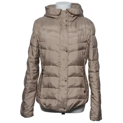Down jacket (Beige) from Volcano Feather, Nylon, Polyester