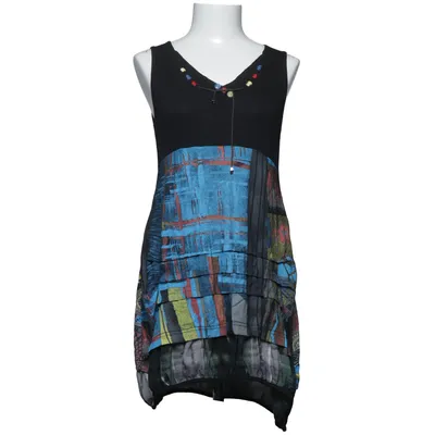 Dress (Black, Multicolored) from Soggo Elastane, Viscose
