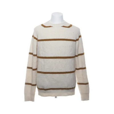 Sweater (Hvid, Brun) fra These Glory Days Akryl, Elastan, Polyamid, Polyester, Uld