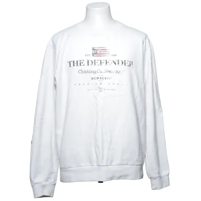 Sweatshirt (Blanc) de The Defender Coton, Polyester