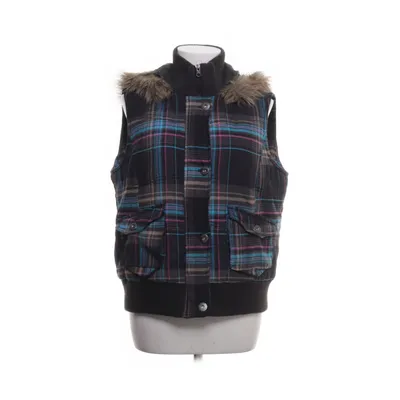 Outer vest (Black, Multicolored) from Outfit Fashion Cotton, Polyester