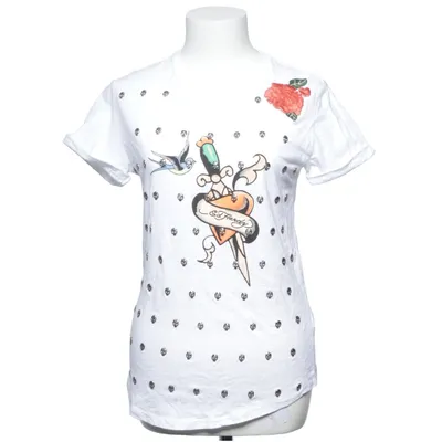 T-shirt (White, Multicolored) from Ed Hardy Cotton