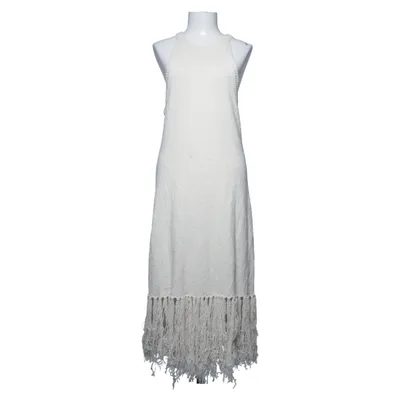 Maxi jurk (Wit) van Gina Tricot Katoen, Polyester