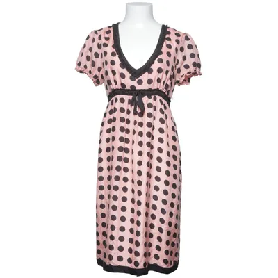 Robe (Rose, Noir) de Oasis Polyester, Soie