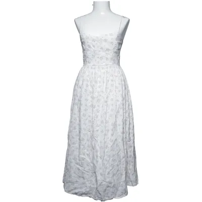 Jurk (Meerkleurig, Wit) van H&M Premium Quality Katoen, Linnen