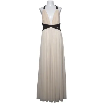 Långklänning (Beige, Svart) från Rare London Elastan, Polyester