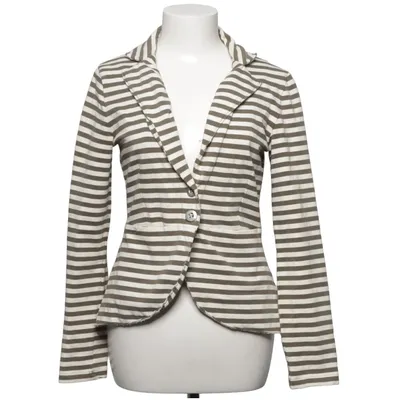Blazer (Wit, Grijs) van House of Lola Katoen, Elastaan