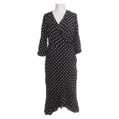 Wrap dress (Black, Multicolored) from Design by kappAhl Viscose