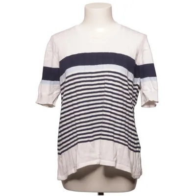 Topp (Vit, Blå) från Organic Cotton by Skovhuus Ekologisk bomull