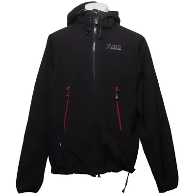 Softshelljacke (Schwarz, Rot) von Retro Sport Elasthan, Polyester