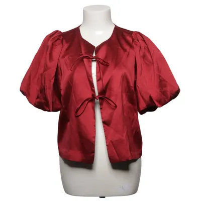 Wrap blouse (Red) from Neo Noir Polyester