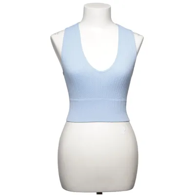 Crop top (Blauw) van Stradivarius Elastaan, Polyamide