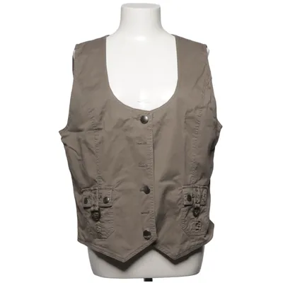 Gilet (Grijs) van Caro Katoen, Elastaan, Polyester