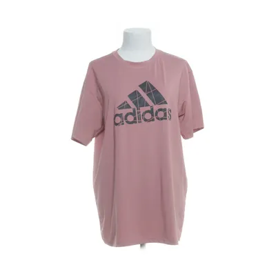 T-shirt (Roze) van Adidas Katoen, Gerecycled polyester