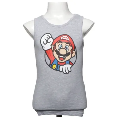 Tank Top (Gray, Multicolored) from Super Mario Cotton, Elastane, Polyester