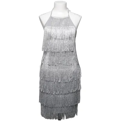 Halterneckklänning (Grå) från PrettyLittleThing Elastan, Polyester