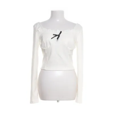 Crop top (White) from Dazy Elastane, Polyester