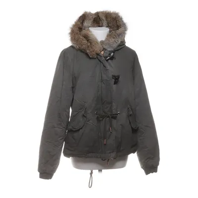 Parkas (Grön) från IQ+ Berlin Bomull, Polyester, Kaninpäls, Viskos