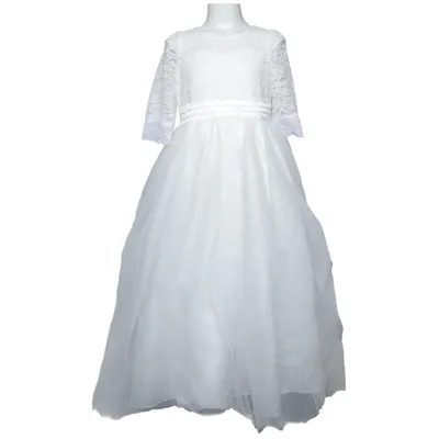 Blumenkinderkleid (Weiß) von Iefiel