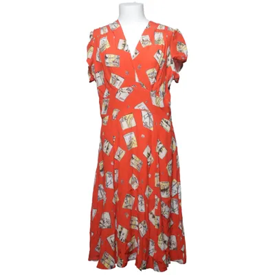 Dress (Red, Multicolored) from The House of Foxy Viscose