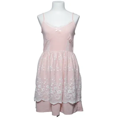 Kleid (Pink, Weiß) von Romwe Polyester