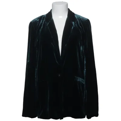 Blazer (Vert) de Zara Woman Studio Soie, Viscose
