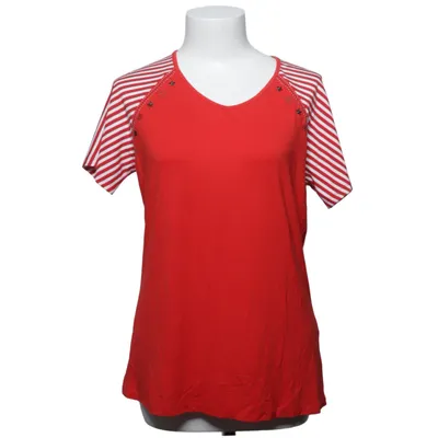T-shirt (Rot, Weiß) von Al Paradise Elasthan, Viskose