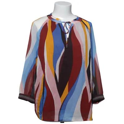 Blouse (Bleu, Multicolore) de Lookat Modal, Polyester