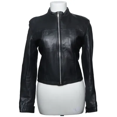 Läderjacka (Svart) från River Island Skinn, Polyester
