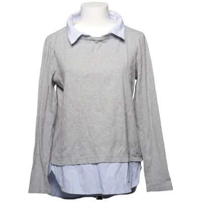 Lange mouwen shirt (Grijs, Blauw) van Aiki Keylook Katoen, Elastaan