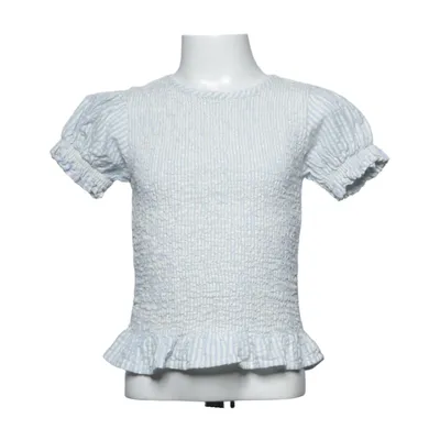 Haut (Bleu, Blanc) de Hema Coton