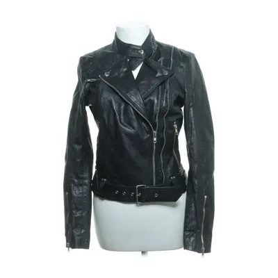 Bikerjacka (Svart) från Primeboots Polyester, Skinn