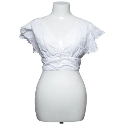 Crop top (Hvid) fra Bik Bok Bomuld, Linned