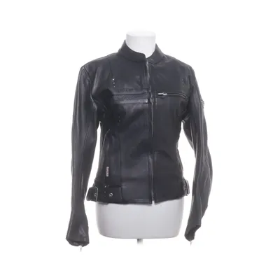 Veste en cuir (Noir) de Bikers Polyester, Cuir